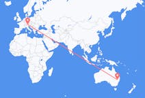 Flyrejser fra Narrabri, Australien til Innsbruck, Østrig