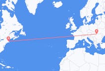 Flights from Boston, the United States to Satu Mare, Romania