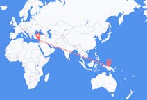 Flyreiser fra Vanimo, Papua Ny-Guinea til Larnaka, Kypros