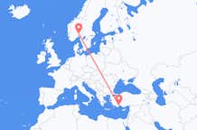Flyreiser fra Antalya, til Oslo