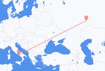 Flyg från Samara, Ryssland till Neapel, Italien