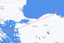 Fly fra Sinop til Skíros