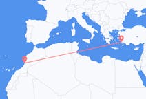 Flights from Agadir, Morocco to Bodrum, Turkey