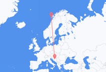 Flyg från Banja Luka, Bosnien och Hercegovina till Leknes, Norge