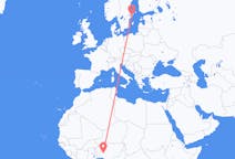 Flyrejser fra Ilorin, Nigeria til Stockholm, Sverige