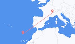 Flyg från Funchal, Portugal till Chambery, Frankrike
