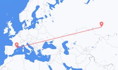 Flights from Kemerovo, Russia to Girona, Spain