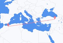 Flyg från Oujda, Marocko till Erzincan, Turkiet