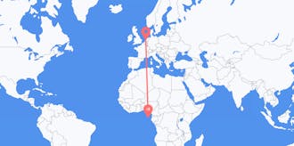 Flyreiser fra São Tomé og Príncipe til Nederland
