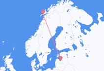 Vuelos de Riga, Letonia a Svolvaer, Noruega