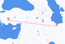 Fly fra Teheran til Isparta