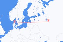 Flyg från Jaroslavl till Ålborg