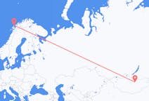 Flüge von Ulaanbaatar, die Mongolei nach Andenes, Norwegen