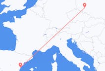 Flyreiser fra Castellón de la Plana, Spania til Wrocław, Polen