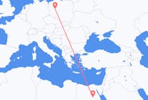 Flyreiser fra Asyut, Egypt til Poznań, Polen