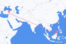 出发地 马来西亚山打根目的地 土耳其卡赫拉曼馬拉什的航班