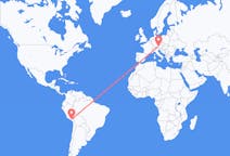 Flyreiser fra Arequipa, Peru til Salzburg, Østerrike
