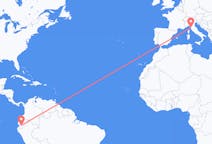 Flyreiser fra Cuenca, Ecuador, til Pisa, Ecuador