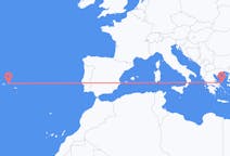 Flights from Skyros, Greece to Terceira Island, Portugal