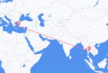 Flyreiser fra Bangkok, til Bodrum