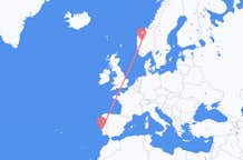 Flights from Sogndal to Lisbon