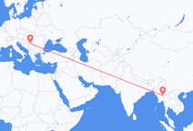 Flyreiser fra Loikaw, Myanmar (Burma) til Beograd, Serbia