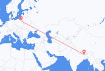 Flights from Bhadrapur, Mechi, Nepal to Szymany, Szczytno County, Poland