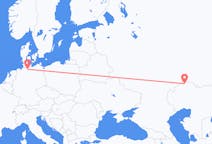Flyrejser fra Mundtlig, Kasakhstan til Hamborg, Tyskland