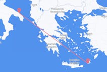Flights from Kasos, Greece to Brindisi, Italy