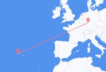 Flights from Pico Island, Portugal to Frankfurt, Germany