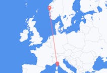 Voli da Bergen, Norvegia a Bastia, Francia