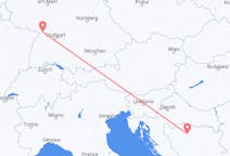 Flights from Karlsruhe to Banja Luka