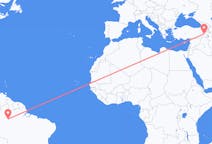Flights from Manaus, Brazil to Van, Turkey