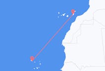 Flyg från São Vicente, Kap Verde till Ajuy, Spanien