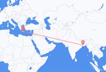 Flyreiser fra Kolkata, India til Iraklio, Hellas