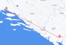 Lennot Splitistä Podgoricaan