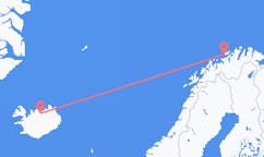 Flights from Hasvik, Norway to Akureyri, Iceland