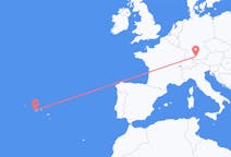 Flights from Horta, Azores, Portugal to Memmingen, Germany