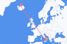 Vols de Calabre, Italie pour Akureyri, Islande
