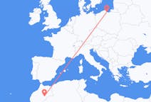 Flights from Errachidia, Morocco to Gdańsk, Poland