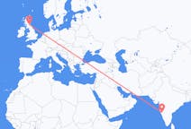 Flights from Belgaum, India to Edinburgh, the United Kingdom