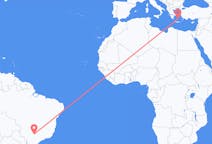 Flyreiser fra Araçatuba, til Santorini