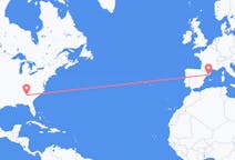 Flyrejser fra Atlanta, USA til Barcelona, Spanien