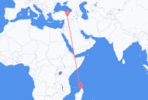 Flyrejser fra Nosy Be, Madagaskar til Malatya, Tyrkiet