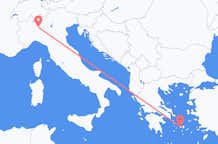 Flüge von Parikia, nach Mailand