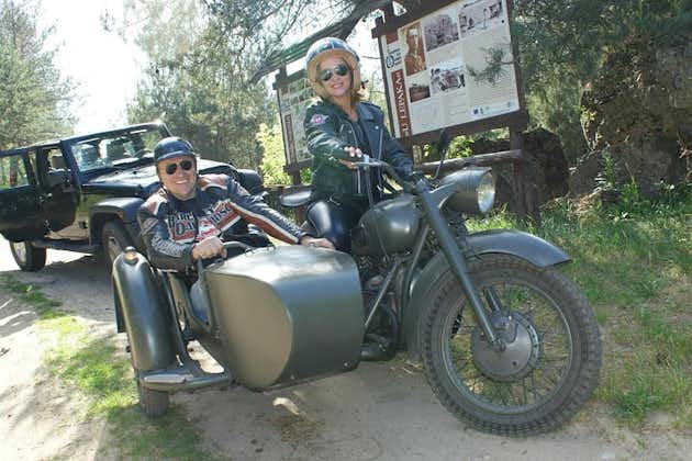 Vintage sidecar URAL motocykle turer og Warszawa på en ny måte, unik attraksjon!