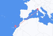 Flyg från Bastia, Frankrike till Ajuy, Spanien