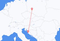 Flights from Wrocław in Poland to Zadar in Croatia