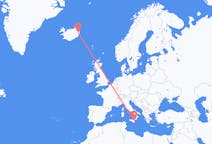 Flights from Egilsstaðir, Iceland to Catania, Italy