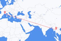 Flyrejser fra Lampang-provinsen, Thailand til Marseille, Frankrig